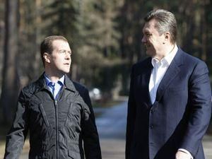 Медведєв подякував Януковичу