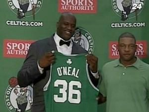 В "Бостоні" Шакіл О’ніл вперше гратиме під 36 номером В "Бостоні" Шакіл О’ніл вперше гратиме під 36 номером