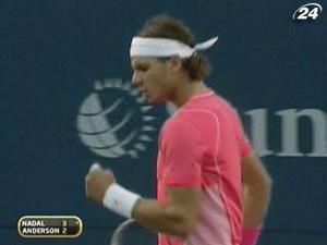 Надаль без проблем виграв перший сет у Кевіна Андерсона Надаль без проблем виграв перший сет у Кевіна Андерсона