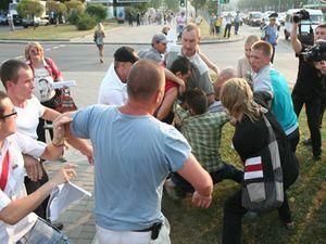 В Білорусі мітинг опозиціонерів завершився побоями та арештами