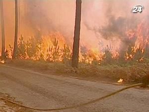 Португалія продовжує боротися з лісовими пожежами Португалія продовжує боротися з лісовими пожежами