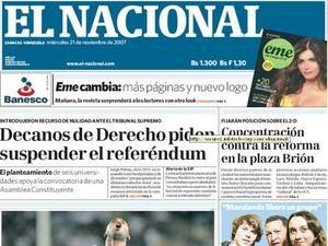 У Венесуелі щоденній газеті заборонили публікувати фотографії зброї та крові У Венесуелі щоденній газеті заборонили публікувати фотографії зброї та крові