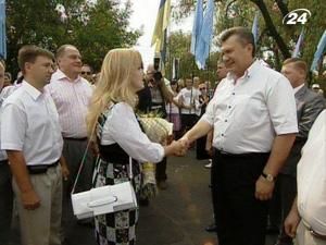 Президент Віктор Янукович відвідав Сорочинський ярмарок