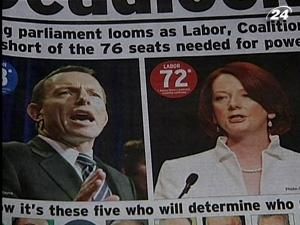 Парламентські вибори у Австралії не виявили переможця Парламентські вибори у Австралії не виявили переможця