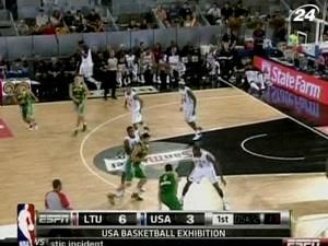 Збірна США перемогла команду Литви Збірна США перемогла команду Литви