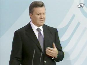 Янукович вважає Німеччину стратегічним партнером в ЄС