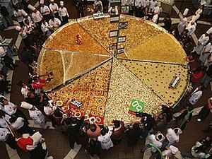 Сьогодні у світі встановили два гастрономічних рекорди Сьогодні у світі встановили два гастрономічних рекорди