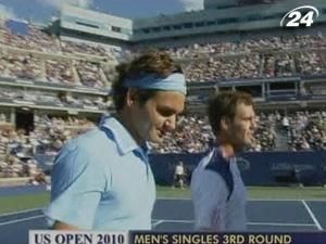 Роджер Федерер переміг трьох дебютних суперників на US Open Роджер Федерер переміг трьох дебютних суперників на US Open