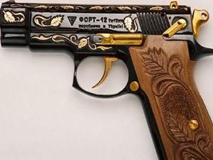 Могильов видав Януковичу пістолет із позолотою Могильов видав Януковичу пістолет із позолотою