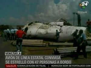 Венесуела: Пасажирський літак з 47 особами на борту впав на сході країни Венесуела: Пасажирський літак з 47 особами на борту впав на сході країни