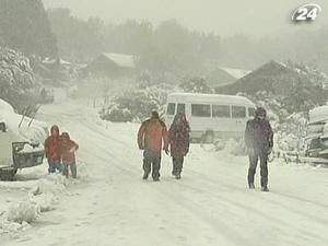 Аномальні снігопади на австралійському острові Тасманія Аномальні снігопади на австралійському острові Тасманія