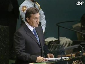 Янукович на засіданні ООН: масштаби бідності в Україні скорочуються Янукович на засіданні ООН: масштаби бідності в Україні скорочуються