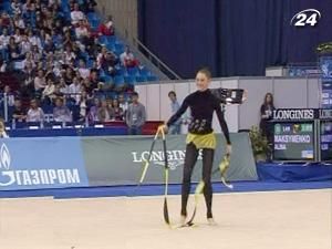 Аліна Максименко посіла 8 місце у вправах зі стрічкою Аліна Максименко посіла 8 місце у вправах зі стрічкою