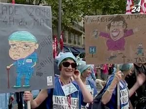 Профспілки: на страйк вийшли три мільйони французів Профспілки: на страйк вийшли три мільйони французів