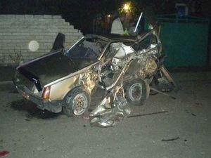 Харківщина: п'яний водій "Honda Accord" розтрощив "Таврію" Харківщина: п'яний водій "Honda Accord" розтрощив "Таврію"