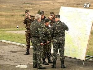 На Яворівському полігоні тренували оборону і бойову стрільбу