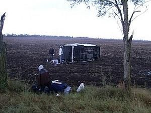 У Криму перекинувся автобус із азербайджанськими спортсменами У Криму перекинувся автобус із азербайджанськими спортсменами