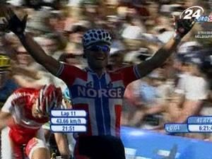 Тор Хушовд завоював першу золоту медаль у своїй кар’єрі Тор Хушовд завоював першу золоту медаль у своїй кар’єрі