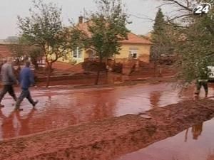 В Угорщині токсичні відходи потрапили у навколишнє середовище В Угорщині токсичні відходи потрапили у навколишнє середовище