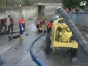 В Італії висока вода затопила області Лігурію і Тоскану 