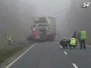 У Польщі мікроавтобус зіткнувся з вантажівкою: загинули 18 людей