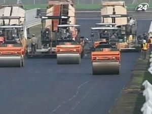 Корейці досі не завершили будівництво автодрому Корейці досі не завершили будівництво автодрому