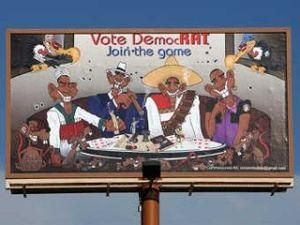 У США на білборді розмістили карикатуру на Обаму-терориста У США на білборді розмістили карикатуру на Обаму-терориста