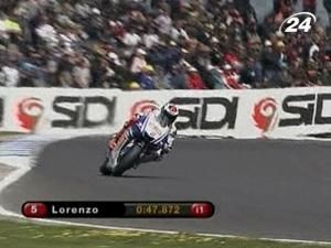 Хорхе Лоренсо виграв першу практику Хорхе Лоренсо виграв першу практику