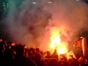 Римська поліція захистила футболістів від власних вболівальників Римська поліція захистила футболістів від власних вболівальників