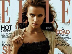 Ірина Шейк на обкладинці іспанського Elle