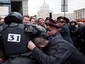 У Росії заборонили протестувати тим, кого затримували на мітингах У Росії заборонили протестувати тим, кого затримували на мітингах