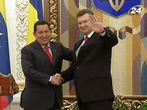 Тема тижня: В Україні провів два дні венесуельський Президент Уго Чавес Тема тижня: В Україні провів два дні венесуельський Президент Уго Чавес