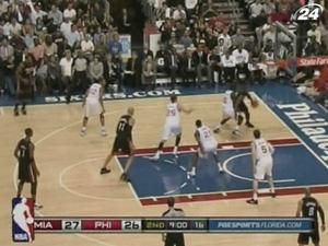 30 очок Вейда принесли "Маямі" перемогу над "Філадельфією" 30 очок Вейда принесли "Маямі" перемогу над "Філадельфією"