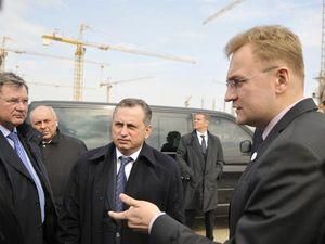 Колесніков урочисто привітав закладення дороги Львів - Краковець Колесніков урочисто привітав закладення дороги Львів - Краковець