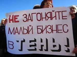 Донецькі підприємці спалили Податковий кодекс і пригрозили новим Майданом (ФОТО)