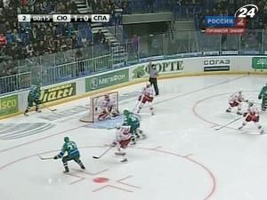 "Салават Юлаєв" здобув упевнену домашню перемогу над "Спартаком" "Салават Юлаєв" здобув упевнену домашню перемогу над "Спартаком"