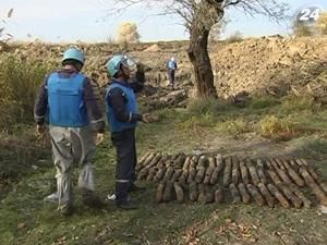 На Одещині під час проведення земельних робіт знайшли близько ста снарядів На Одещині під час проведення земельних робіт знайшли близько ста снарядів