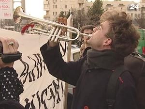 Столичні студенти виступають проти комерціалізації освіти Столичні студенти виступають проти комерціалізації освіти