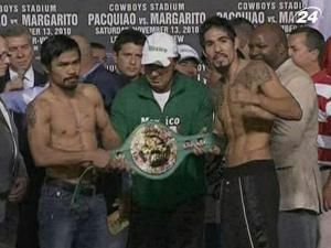 Пакьяо та Маргаріто провели процедуру зважування Пакьяо та Маргаріто провели процедуру зважування