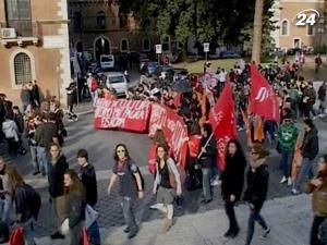 Італійські студенти протестують проти скорочення видатків на освіту