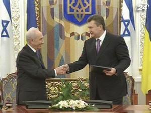 Президент Ізраїлю Шимон Перес з візитом в Україні