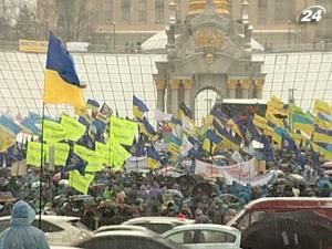 У столиці знову масова акція протесту підприємців У столиці знову масова акція протесту підприємців