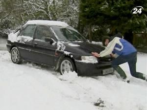 Західну Європу замело снігом Західну Європу замело снігом