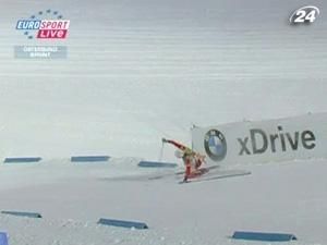 Уле-Ейнар Бьорндален втратив перемогу у спринтерській гонці через падіння Уле-Ейнар Бьорндален втратив перемогу у спринтерській гонці через падіння