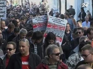 У Афінах відбулись акції протесту працівників громадського транспорту У Афінах відбулись акції протесту працівників громадського транспорту