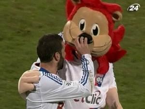 "Ліон" піднявся на третю позицію чемпіонату "Ліон" піднявся на третю позицію чемпіонату