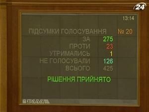 Рада ухвалила Бюджет-2011 у першому читанні