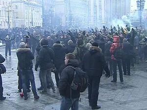 У Москві на вокзалі ледь не побились 300 осіб У Москві на вокзалі ледь не побились 300 осіб