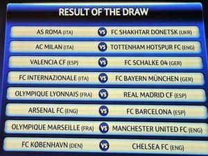Ліга чемпіонів. "Шахтар" зіграє з "Ромою" в 1/8 фіналу. Інші пари Ліга чемпіонів. "Шахтар" зіграє з "Ромою" в 1/8 фіналу. Інші пари