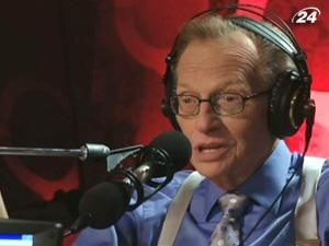 Знаменитий телеведучий CNN Ларрі Кінг провів останнє шоу Знаменитий телеведучий CNN Ларрі Кінг провів останнє шоу